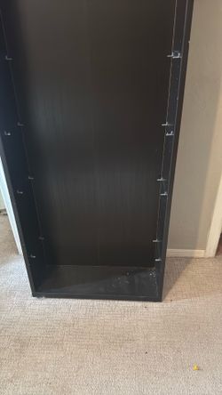 Black/dark walnut shelf