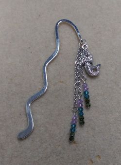 Handmade mermaid bookmark