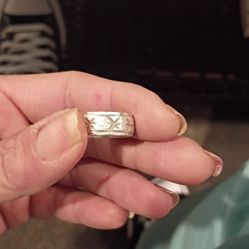 Silver Wedding Band 