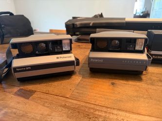 2 Vintage Polaroid Spectra Cameras – Spectra 2 + QPS