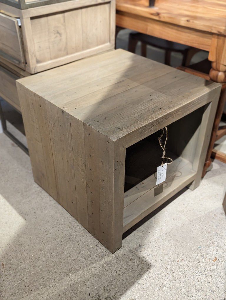 Reclaimed Pine Accent Table 