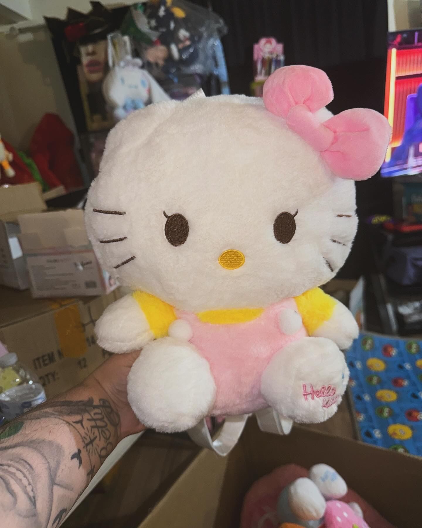 Hello Kitty Plushie Backpack