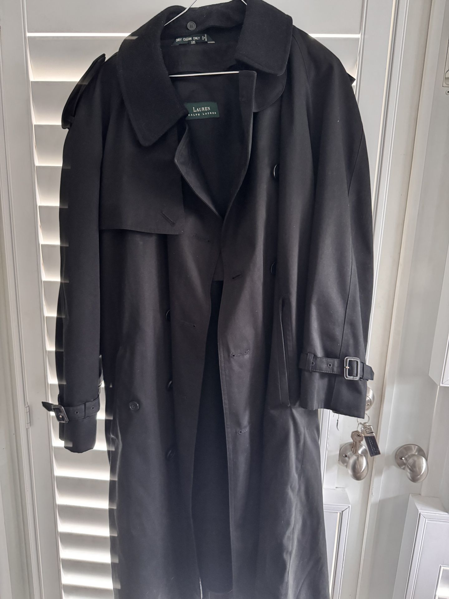 Ralph Lauren Men’s  44S Top Coat / Trench Coat