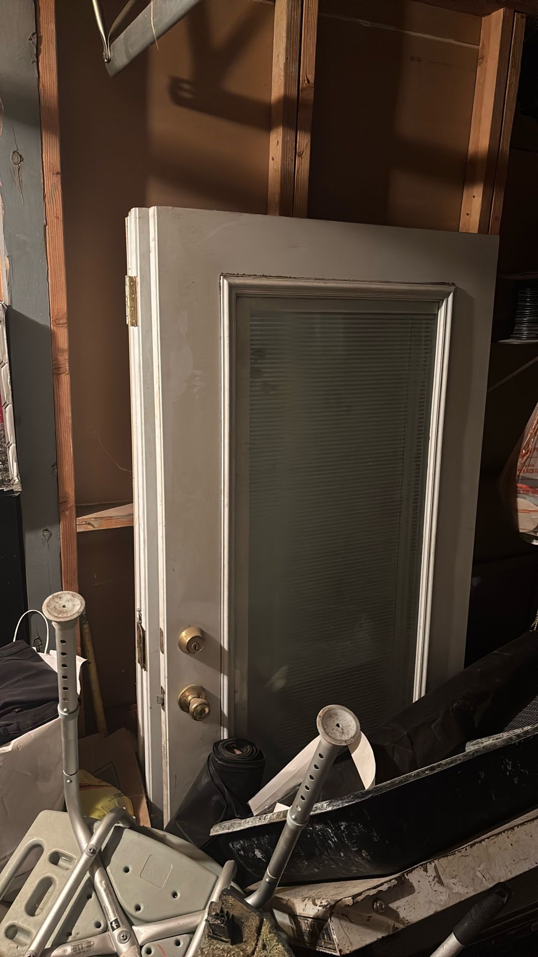 Doors with built-in blinds 