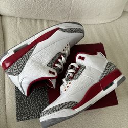 Jordan 3 Cardinal 