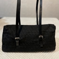 Fendi Black Zucchino Canvas