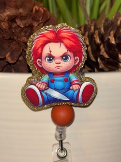 Chucky badge reel