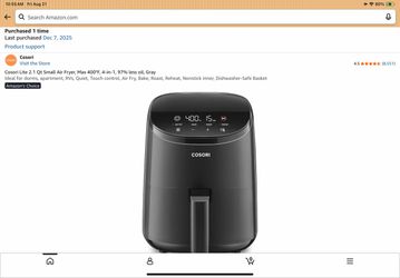 Corsori Mini Air fryer