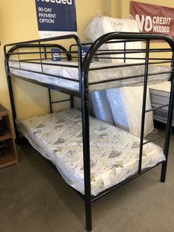 Bunk Bed with Mattresses
