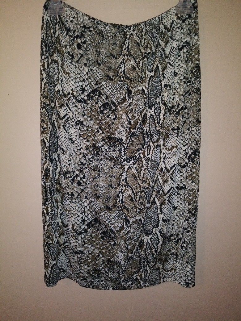 JR Bentley Animal Print Skirt