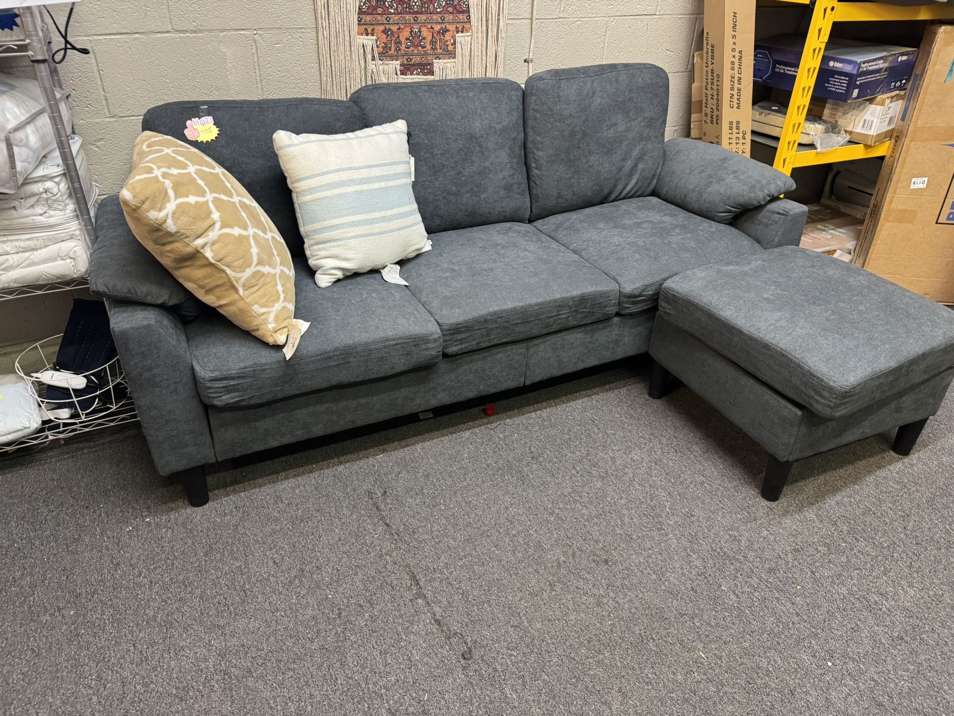 Sofa With Ottoman