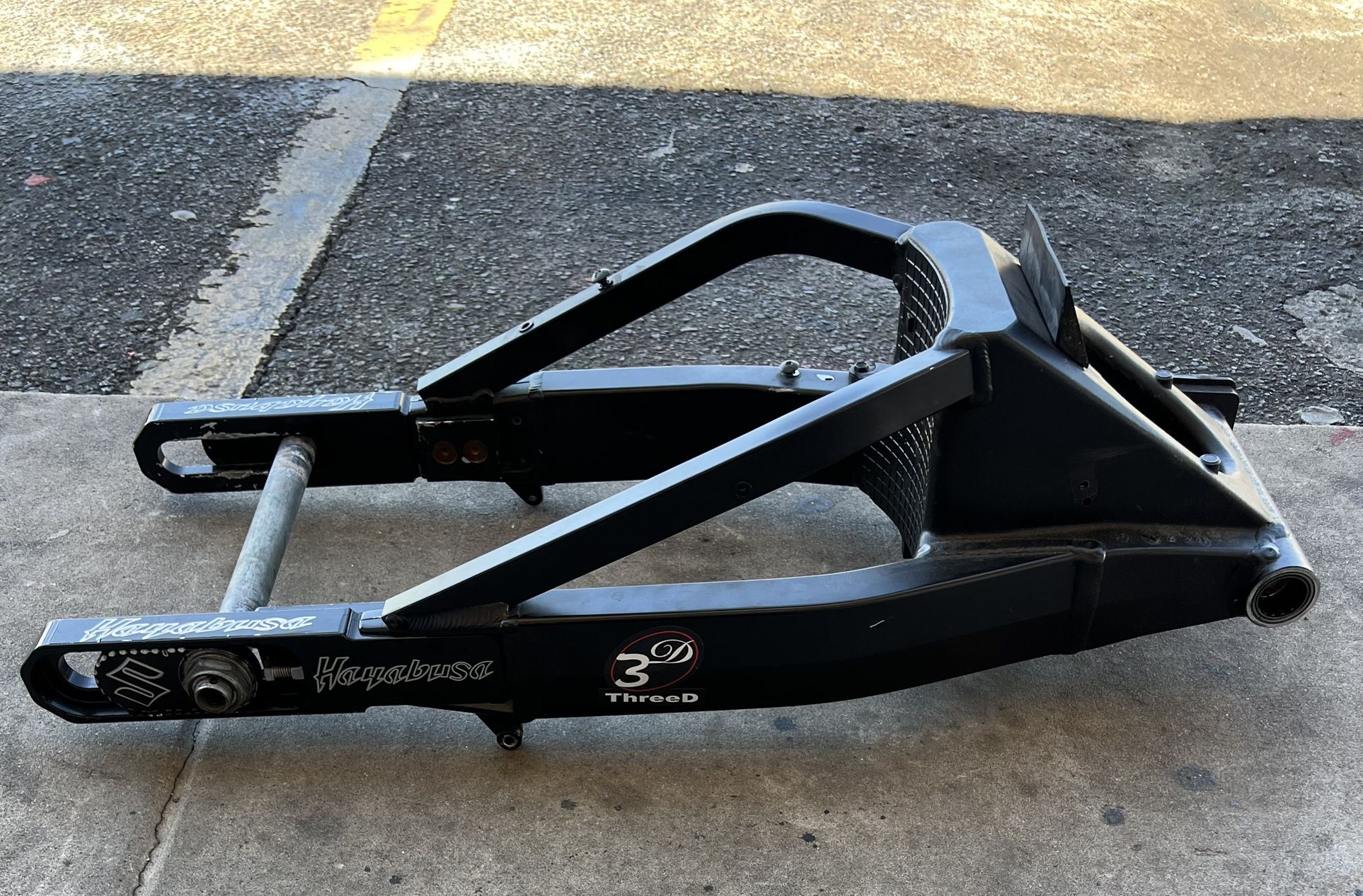 HAYABUSA STOCK SWINGARM WITH 10-16" WELDED IN EXTENSIONS 13-20 SUZUKI HAYABUSA