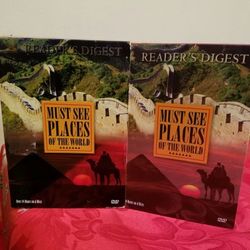 Dvd set of Must See Places Of The World