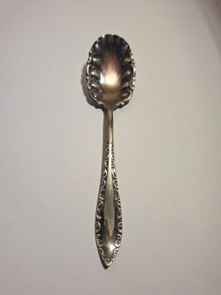 Antique Sugar Bowl Spoon 1847 Roger's Bros. A1