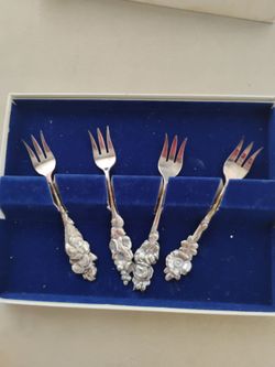Vintage Reed and Barton cocktail forks in Margate