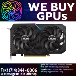 ASUS DUAL RTX 3060 OC 8 GB - Professionally Refurbished - 3 Month Warranty - Local Business - Fixed Price