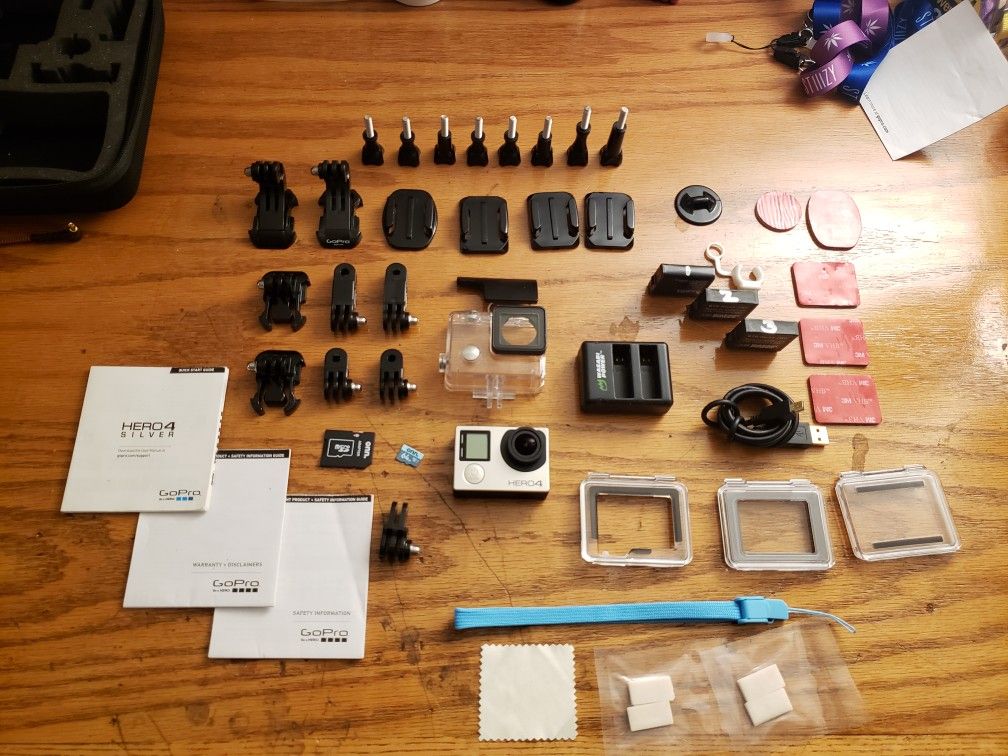 Gopro hero 4 w/accessories