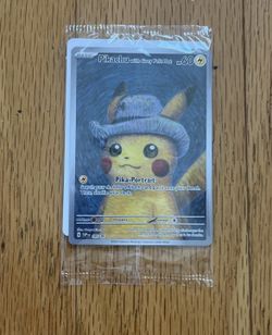Pokémon × Van Gogh Museum: Pikachu with Grey Felt Hat Promo Card