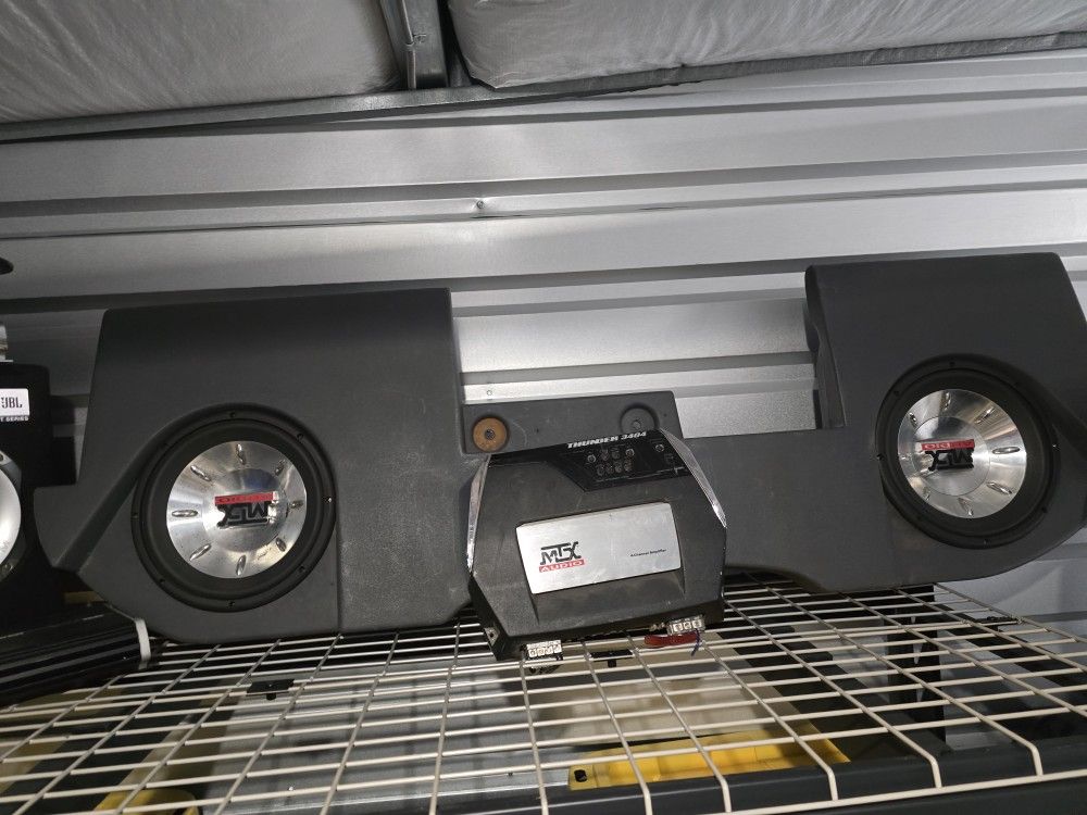 Mtx Subs With Mtx Amplifier 