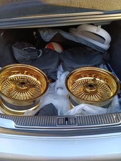 13x7 All Gold 100 spokes new