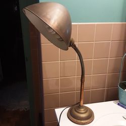 Antique HUBBELL Gooseneck Desk Lamp