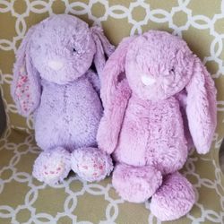 Jellycat Bunnies Pink Lavender Floral $20 Each