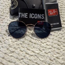 Brand New “Round Reverse” RayBan Sunglasses 