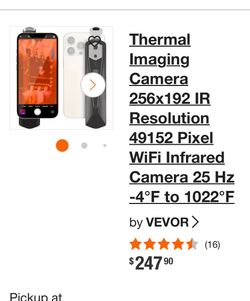 VEVOR Thermal Imaging Camera 256x192 IR