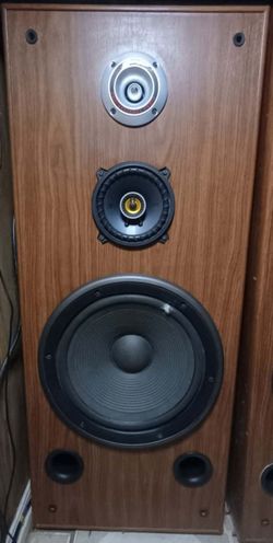 Floor Standing Tower Speaker Wood Cabinet