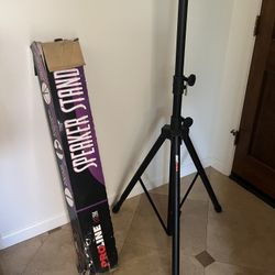 One Pair Of Proline LST2BK Speaker Stands