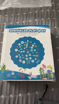 Sprinkler play mat for kids!!