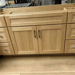 60 inch Vanity without countertop (solid wood )