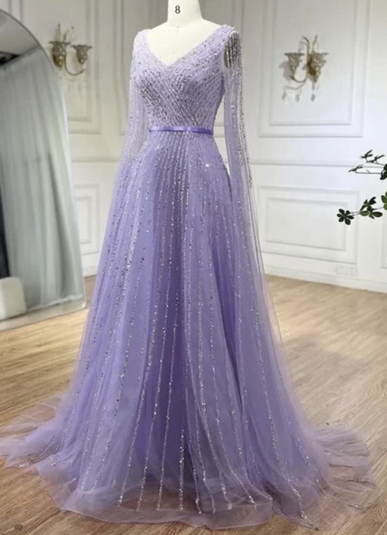 lavender serene hill dress
