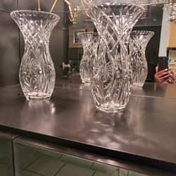 LED Crystal Vases