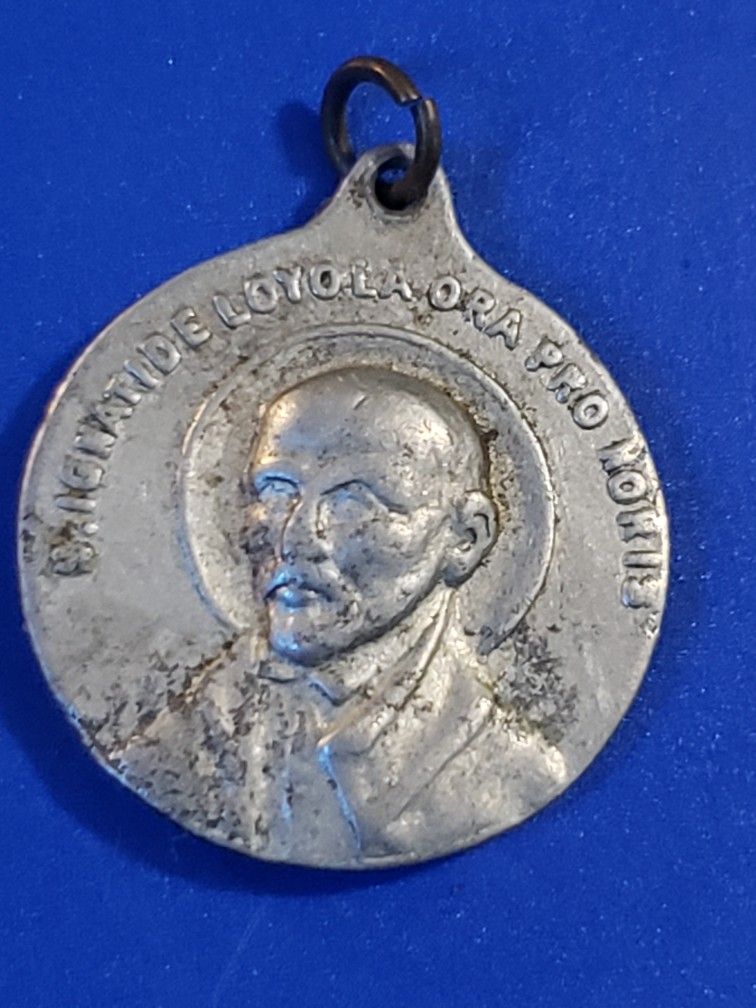 Vintage St Francis Sterling Silver Pendant