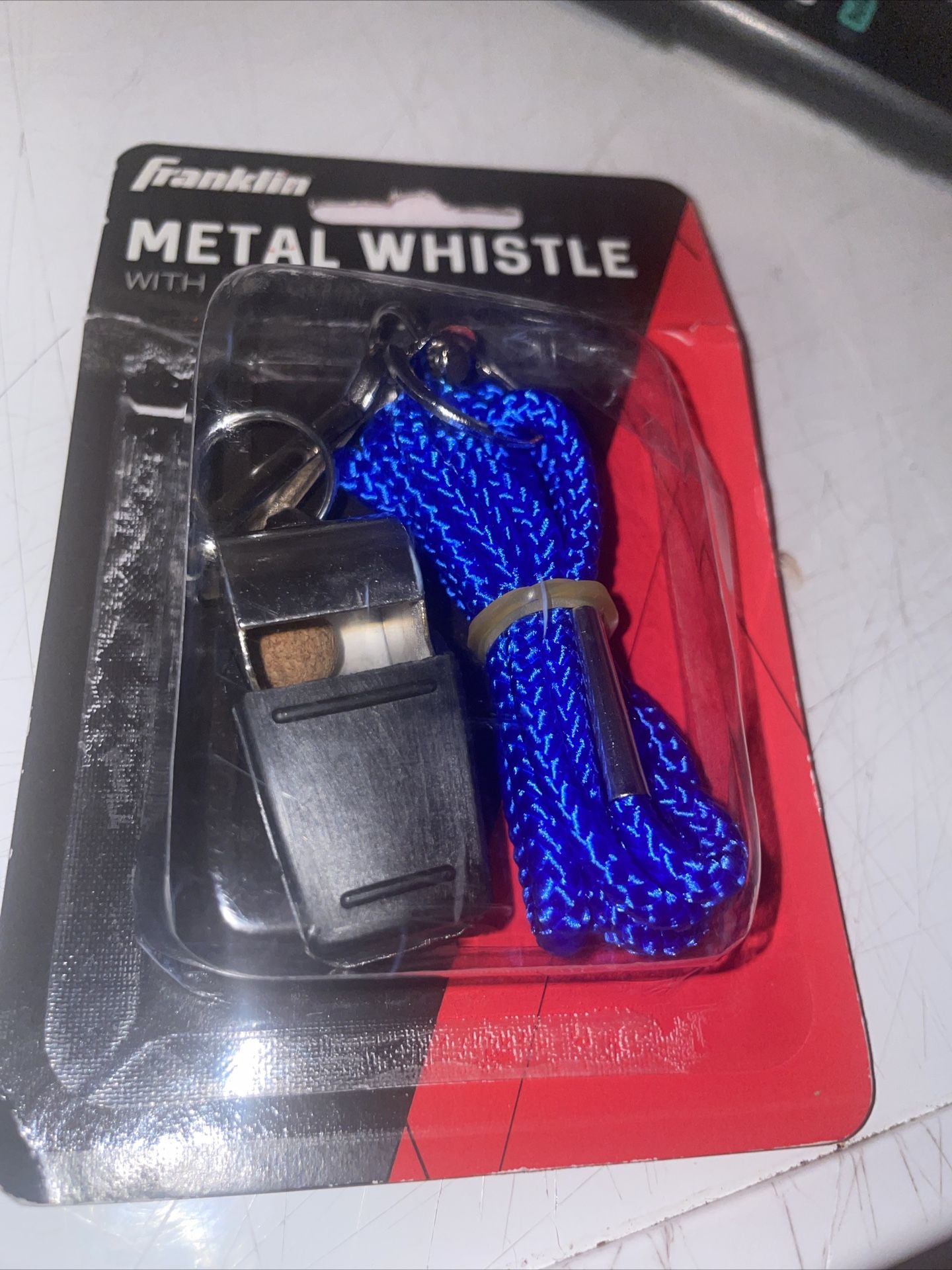 Franklin Metal Whistle With Lip Guard