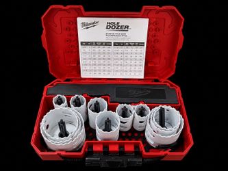 Milwaukee HOLE DOZER Bi-Metal Hole Saw Kit – Open Box Like New