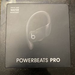 POWERBEATS PRO BLUETOOTH EARPHONES SWEAT AND WATER RESISTANT BLACK BY DR DRE