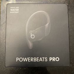 POWERBEATS PRO BLUETOOTH EARPHONES SWEAT AND WATER RESISTANT BLACK BY DR DRE