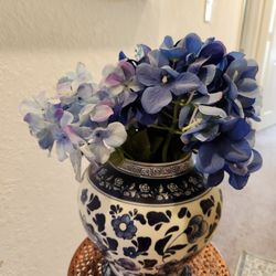 Blue Ceramic Vase