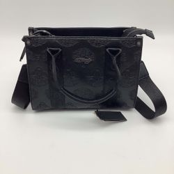 Ed Hardy Black Satchel Bag