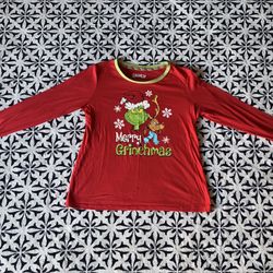 Grinch Christmas Holiday Pajamas Shirt Size Small 4-6
