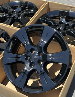19” Toyota Sienna factory wheels rims gloss black new