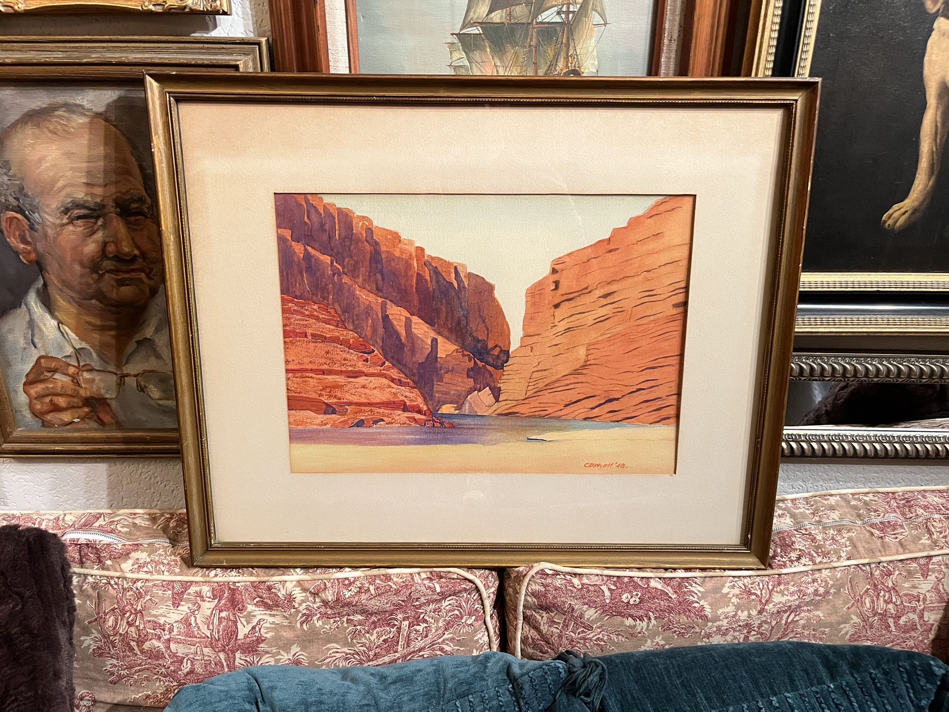1948 Original Texas Painting