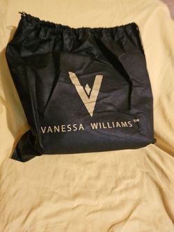 Vanessa Williams Black Drawstring Bag