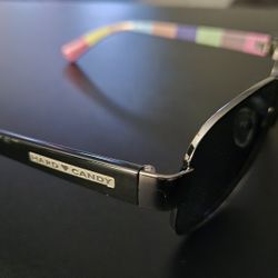 Hard Candy Womens Polarized Rx'able Sunglasses, Hs04P, Gun Metal, 59-13-136