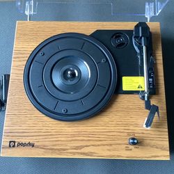 Bluetooth Record Player with Speakers