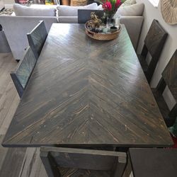 Wooden Kitchen Table Indoor/outdoor
