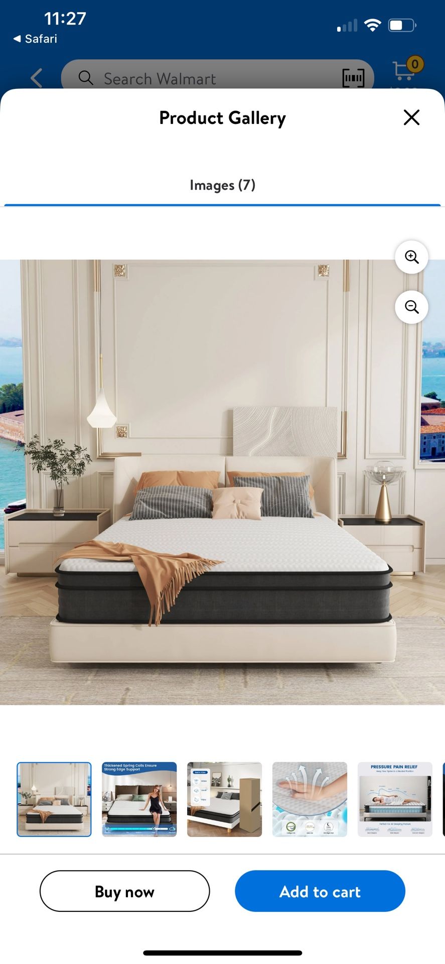 Crayan Full Mattress, 10 Inch Memory foam