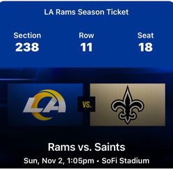 Rams VS Saints